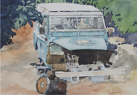 Giclée from watercolour painting by Klaus Hinkel