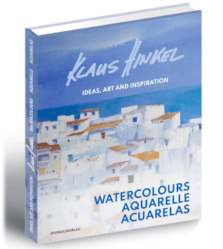 New Book 2021 about Watercolours with Andalusian motifs from artist Klaus Hinkel, ISBN 978-3-88778-052-4