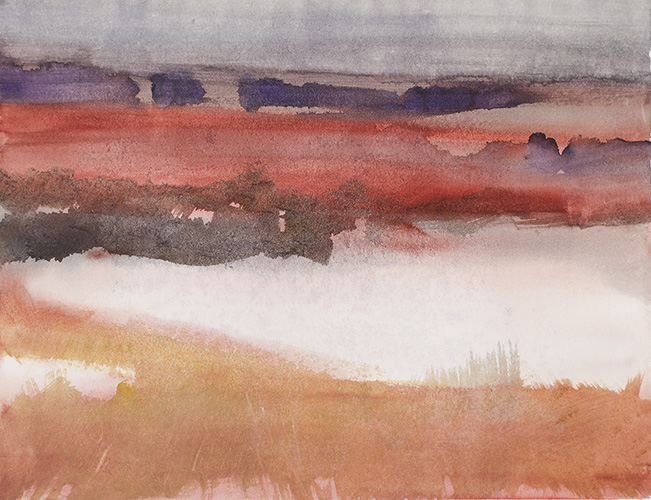 watercolour painting by Klaus Hinkel